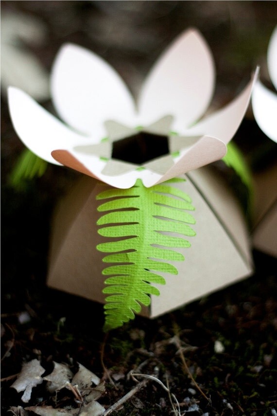 FERN FROND add-on for our DIY favor boxes - 10-count