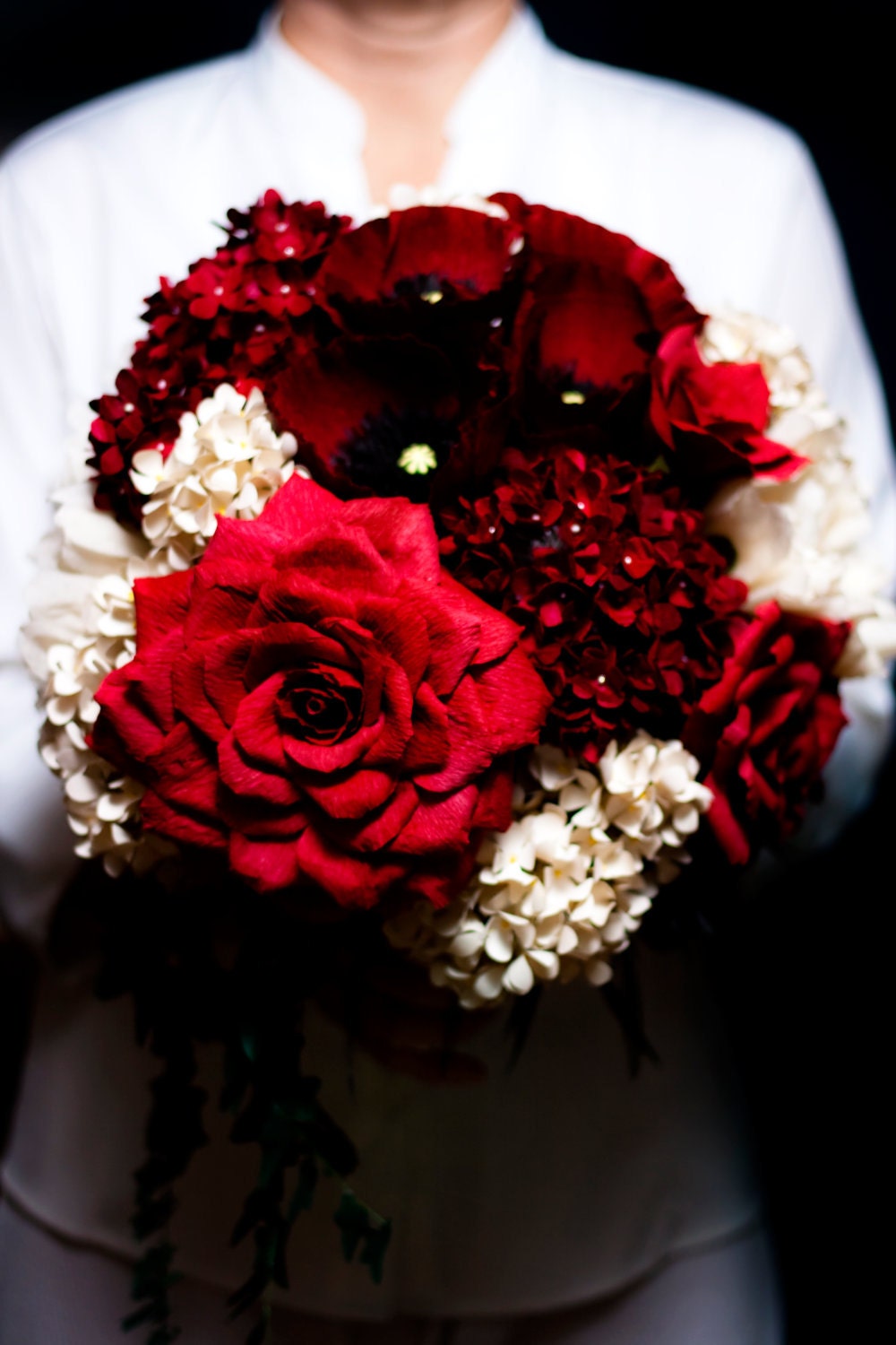custom wedding bouquet - exquisite paper flowers