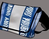 XL Recycled Tarp Messenger Bag Two Color