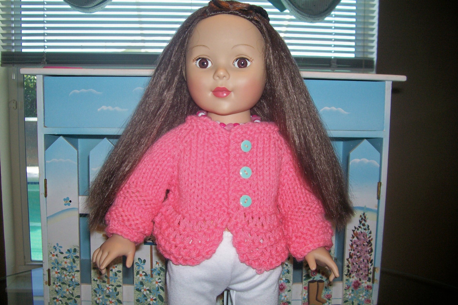 American Girl Doll Hand Knit Sweater