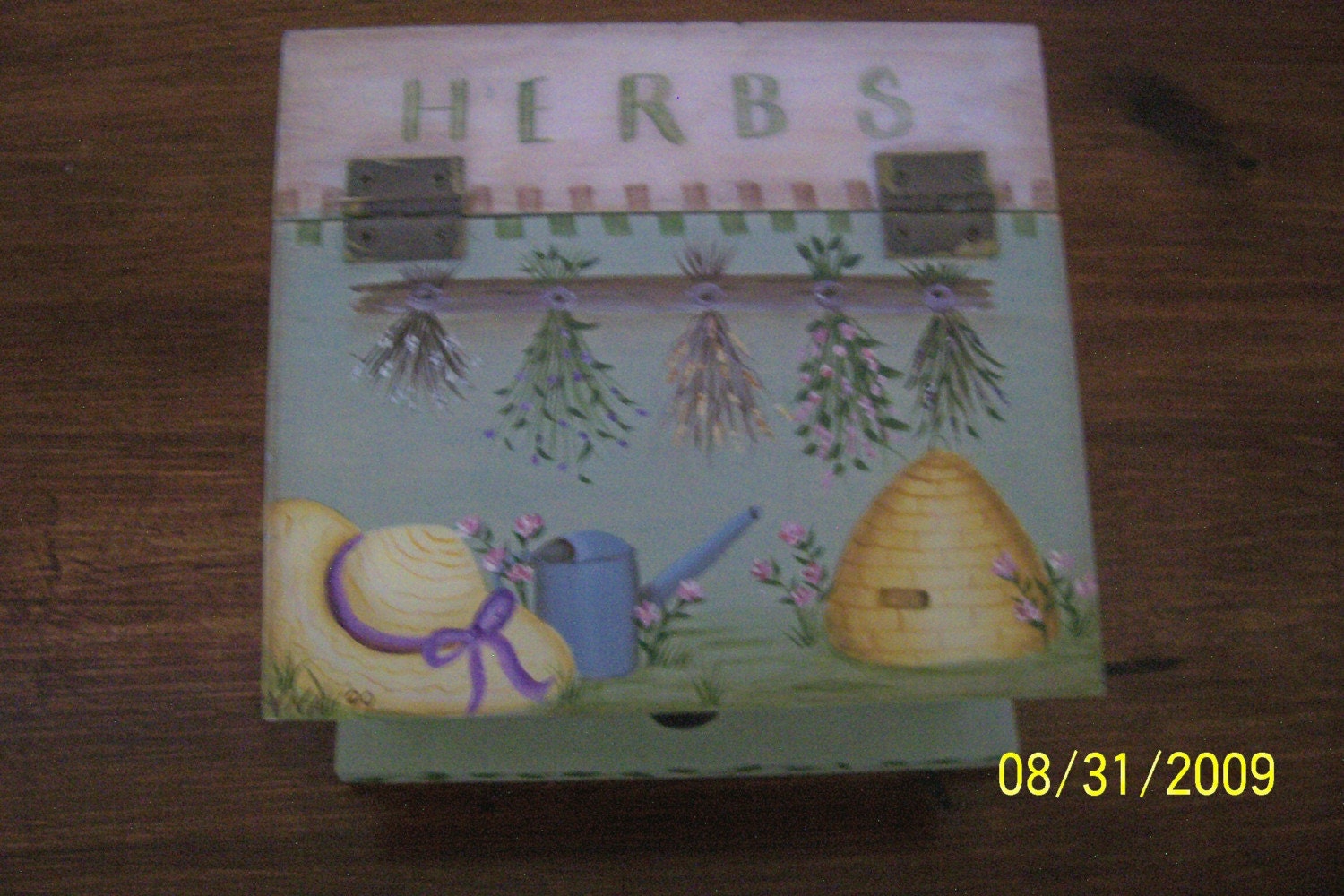 Wooden Herb Box