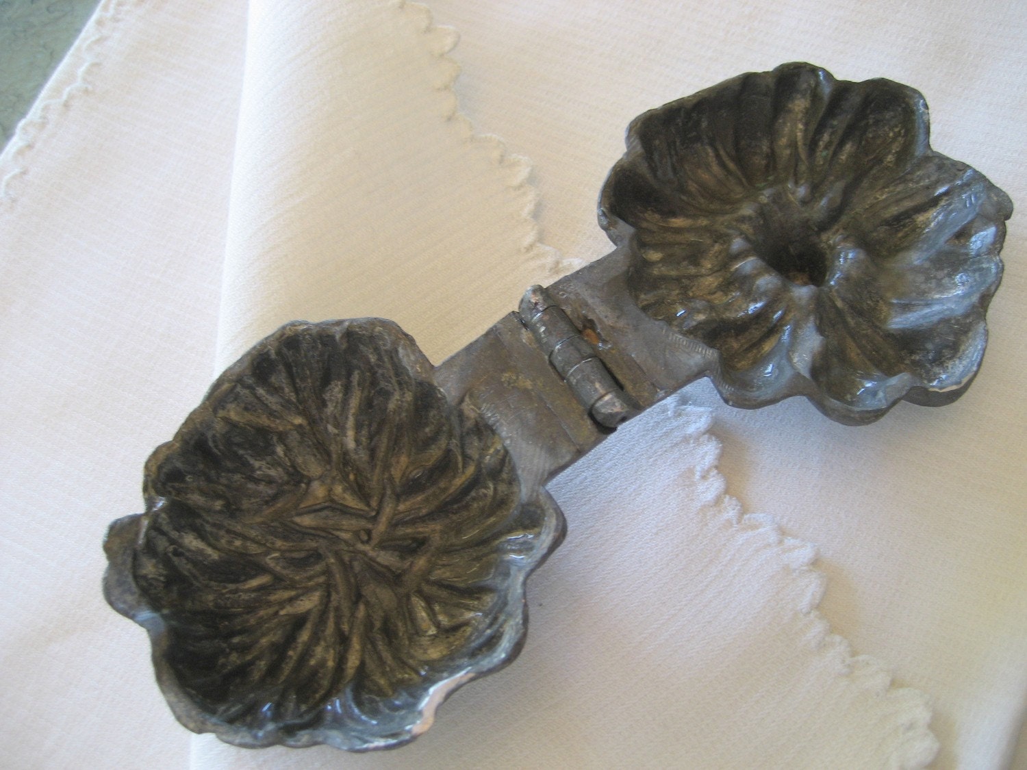 Antique 1900's Pewter Ice Cream Mold by FrancesAttic on Etsy