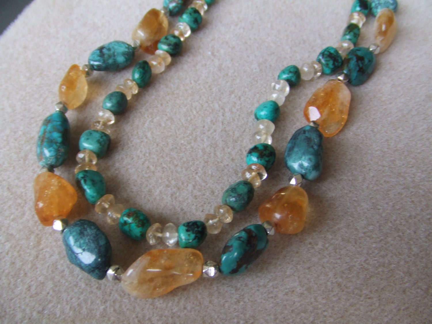 Turquoise & Citrine