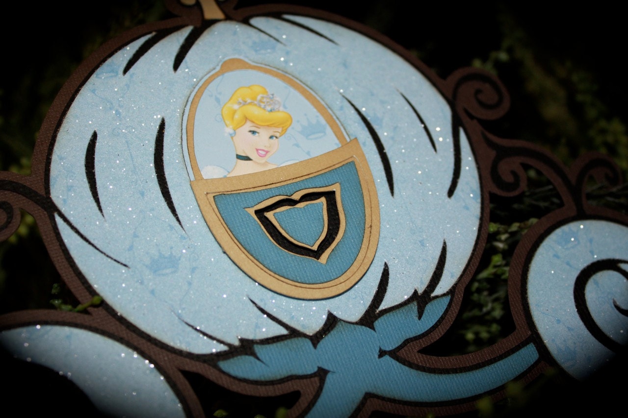 Disney CINDERELLA Carriage Birthday Invite