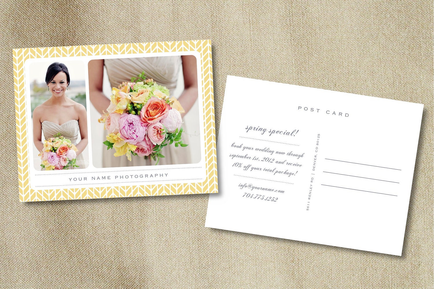 Postcard Template Psd Free Download