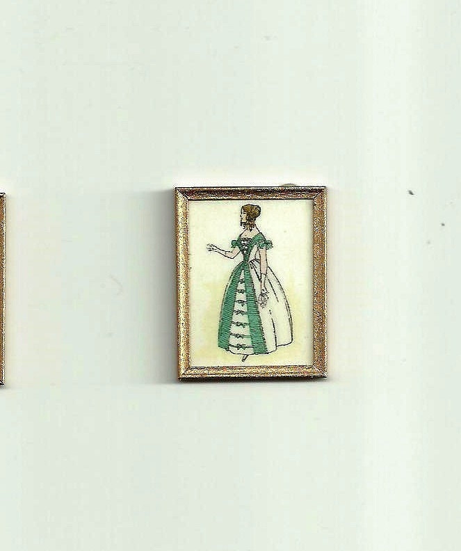 Miniature French Fashion Print