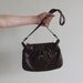 etienne aigner leatherette purse . burnt burgundy shoulder bag .sale s a l e