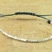 Beaded  bracelet . Sterling silver