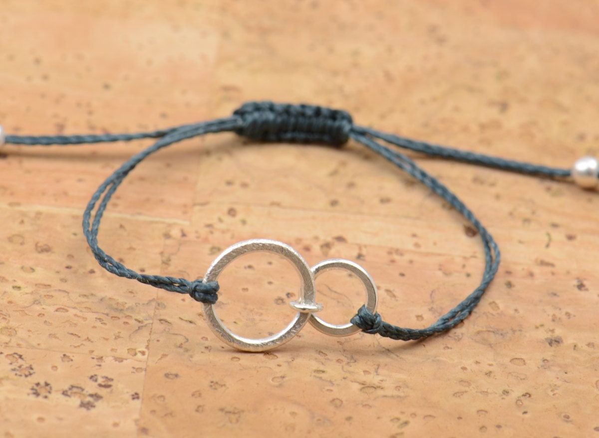 Double Good Karma  bracelet-sterling silver
