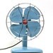 Refurbished Superlectric Vintage Blue Electric Fan