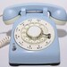 Refurbished Bell Rotary Aqua Blue Telephone