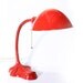 Vintage Gooseneck Red Metal Electric Desk Lamp