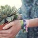 The April Showers Tie Dye Hair Tie Package - 6 Dark Blue Grey Elastic Tie Dye Hair Ties that Double as Bracelets by Mane Message on Etsy