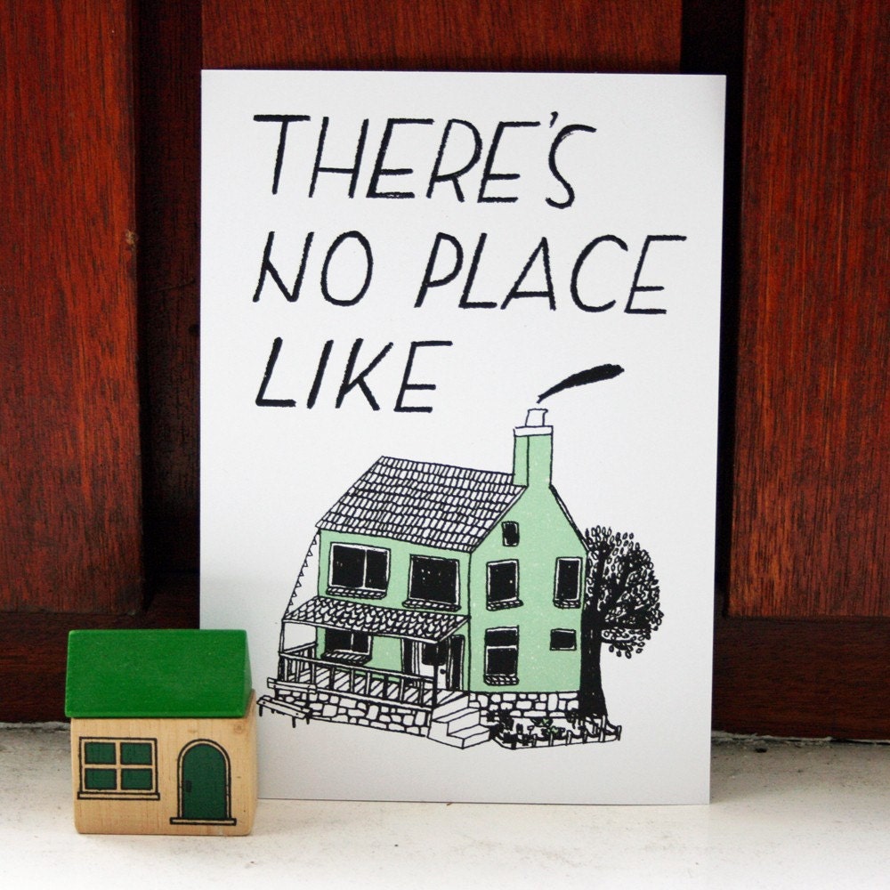 On sale: There's No Place Like Home - screen-print