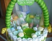 Two Peas in a Pod Diaper Basket