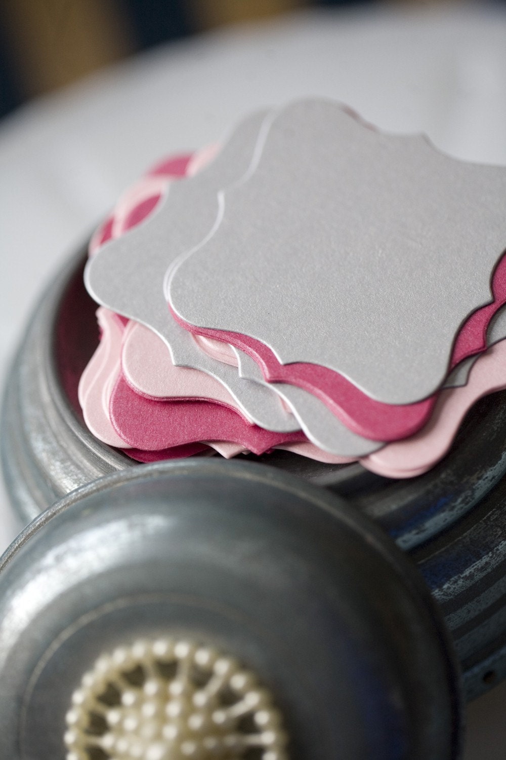 Die Cut Mini Tags
