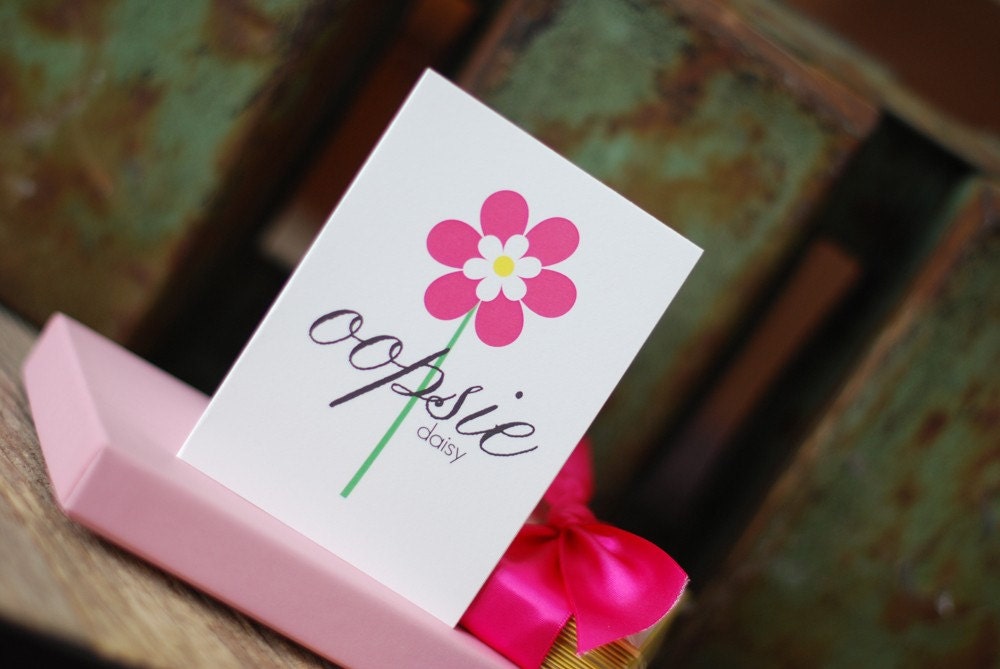 Oopsie Daisy Note Cards
