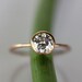 6mm Moissanite Engagement Ring In 14K Rose Gold - Made To Order