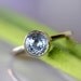 Portuguese Sky Blue Sapphire In 14K Gold Engagement Ring - Ready To Ship