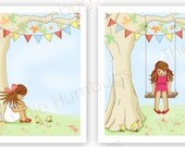 Girl in Red & Captivated (set of prints)