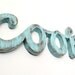 kitchen sign cook sign wooden kitchen sign cottage style sign Light Turquoise sign