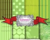 Lime and Lines digital papers and backgrounds for graphic design , photographer resources , card making projects