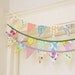 Bunting, Fabric Bunting, Banner, Fabric Pennant, Upcycled Vintage Fabrics, Vintage Floral, Handmade by Knotted Nest