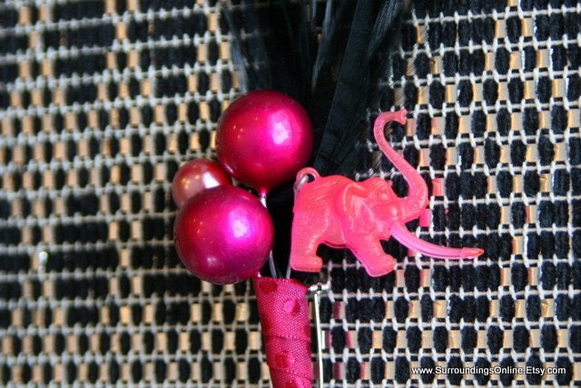 Pink Elephants on Parade Boutonniere