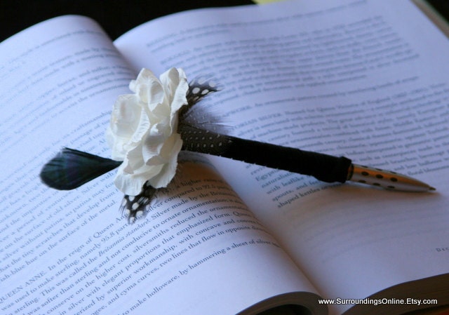 RUSH:  Sign in Black and White Guest Book Pen