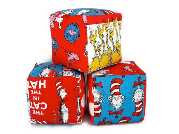 Dr Seuss Fabric Soft Blocks