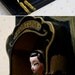 Fortuna - antique fortune teller automata - curiosity cabinet - vintage style miniature art doll with display by KarolinFelix