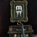 Bargain - Vincent. bad tooth. pinback button style brooch. curious miniature painting by KarolinFelix