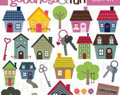 Buy 2 Sets, Get 2 Sets FREE - Digital Clipart  -  Home Sweet Home