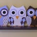 Wooden Owl Shelf