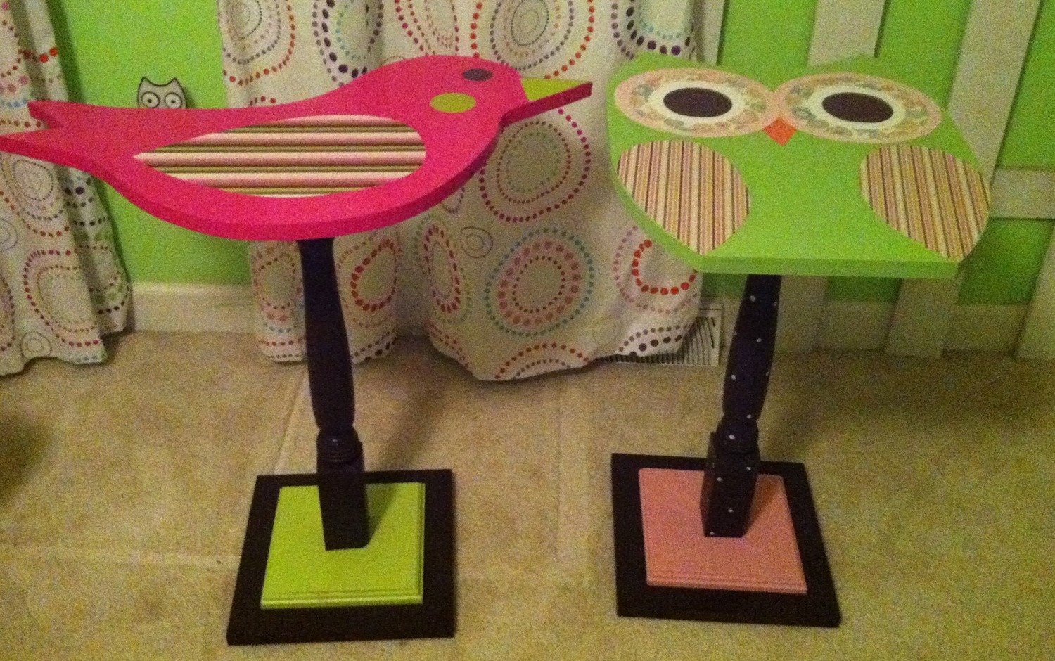 Owl Table/ Bedside table/ nightstand