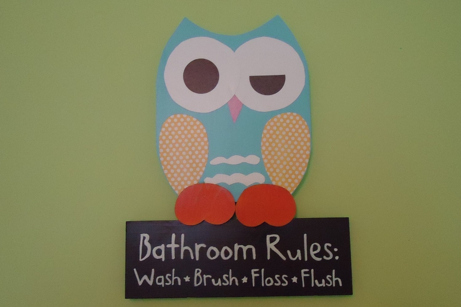 Popular items for kids owl bathroom on Etsy