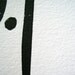 LINOCUT PRINT - Hello. Also, I love you BLACK letterpress typography valentine poster 8x10