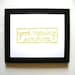 LINOCUT PRINT - Good morning sunshine YELLOW block print 8x10 letterpress