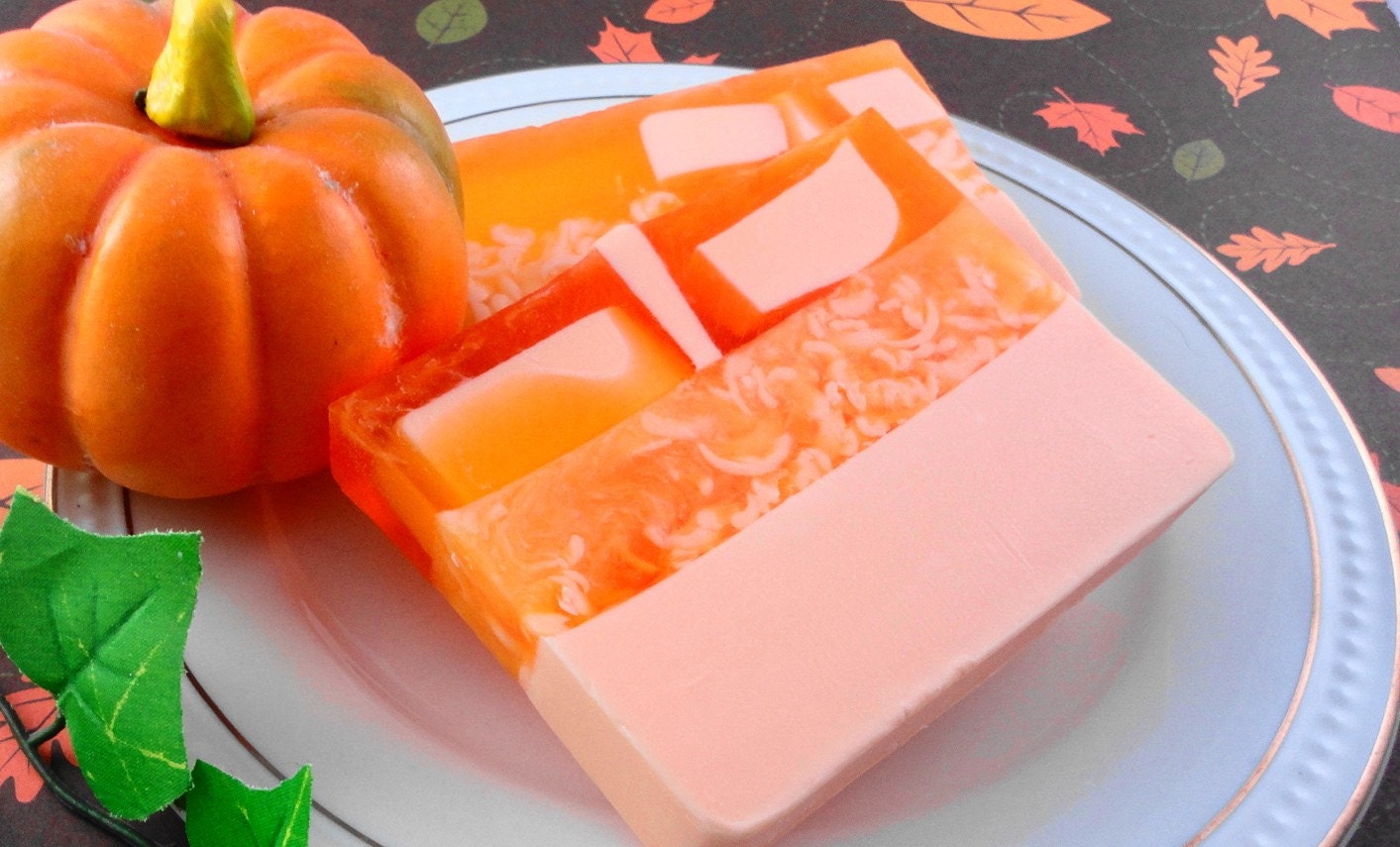 Soap - Pumpkin Spice Soap Made with Goats Milk - Glycerin Soap - Handmade Soap