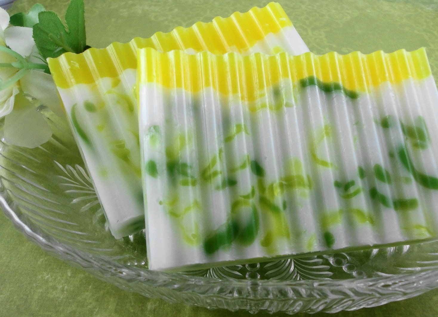 Soap -  Spring Fresh Tulip Soap Made with Shea Butter - Glycerin Soap - Handmade Soap
