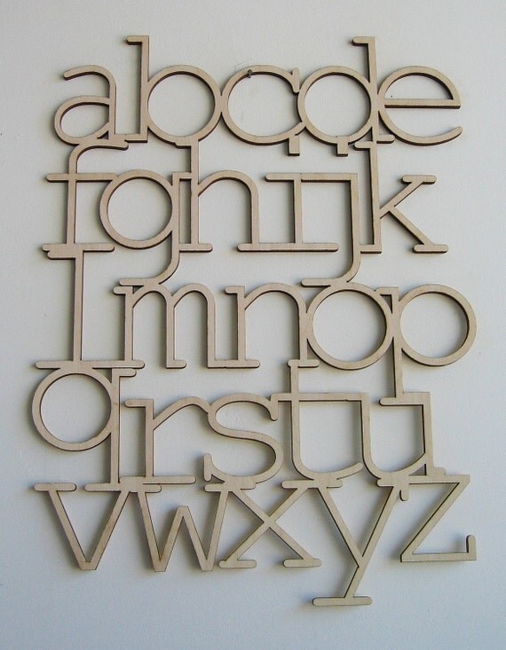 WOOD ALPHABET