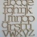 WOOD ALPHABET