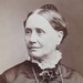 Vintage Cabinet Card Photo- An Exquisite Photo of an Older Woman with Lace, Jewelry and a Comb in her Hair