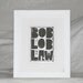 Arrested Development Bob Loblaw Blah Blah Blah Art Print