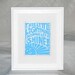 Sunshine, Typography, Wall Art, Nursery Decor, Kitchen Art, Children's room Decor, Raw Art Letterpress, Song, sign