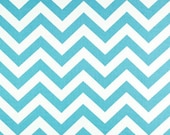 Wedding Pool Aqua Blue and White Chevron Zig Zag Table Runners FREE SHIP