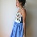 RESERVED Berry Print Mini Dress Sz S Rusty Cuts
