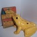 Mid Century Flower Frog in the Shape of a Frog