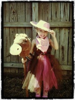 Giddy Up Cowgirl Costume 3T to 5T with accessories