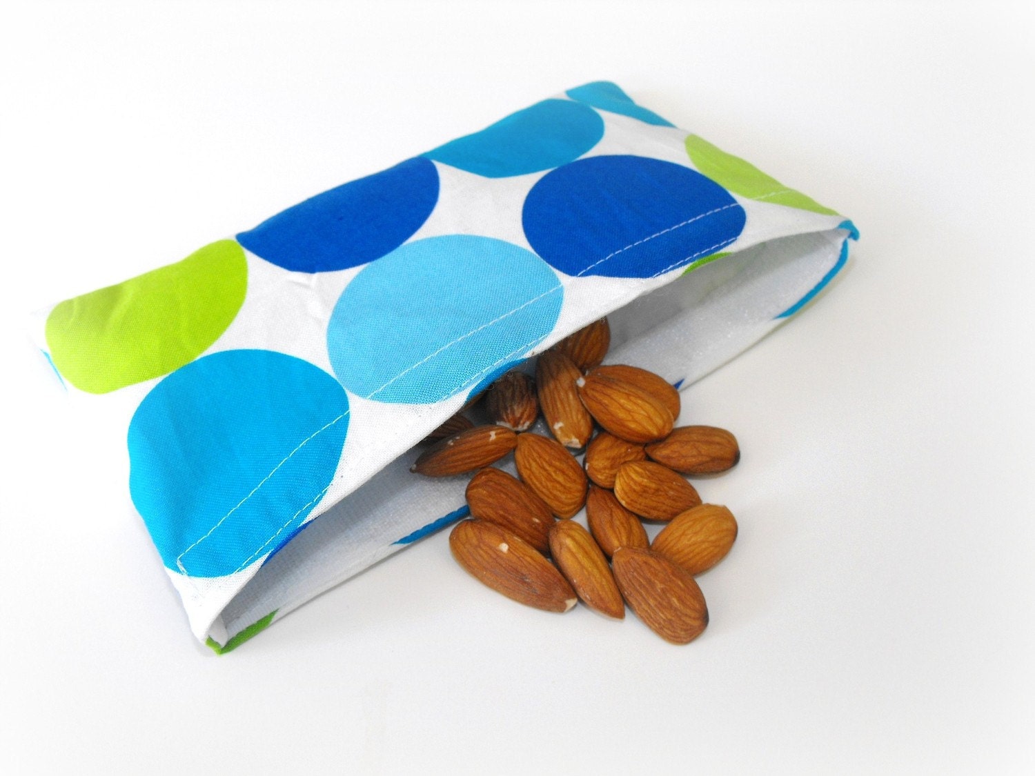 Reusable Snack Bag --  Disco Dots